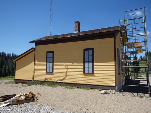 GDMBR: The Train Depot is getting a facelift.